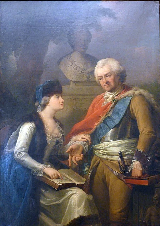 Ritratto di Stanisław Poniatowski e Konstancja Czartoryska